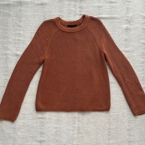 Jenni Kayne cotton fisherman sweater, camel